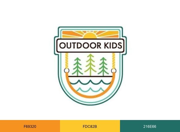 Outdoor Kids OT brand color palette