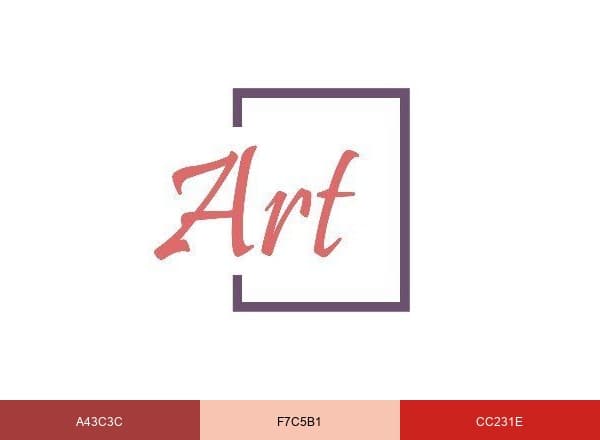 overstockArt brand color palette