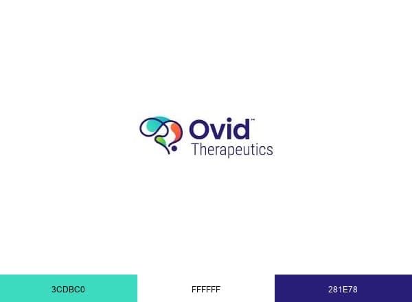 Ovid Therapeutics brand color palette