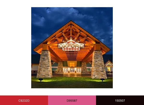 Oxford Casino brand color palette