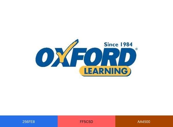Oxford Learning brand color palette