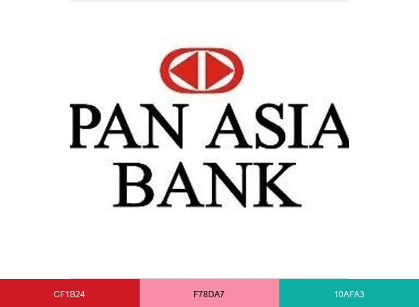 Pan Asia Bank brand color palette