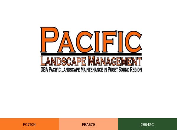 Pacific Landscape Management | Hillsboro OR brand color palette