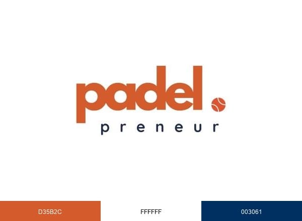 Padel Preneur brand color palette