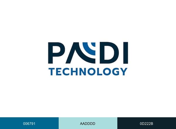 Padi Technology brand color palette