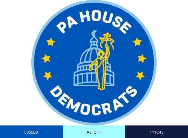PA House Democrats brand color palette