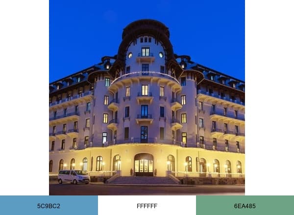Palace Govora brand color palette