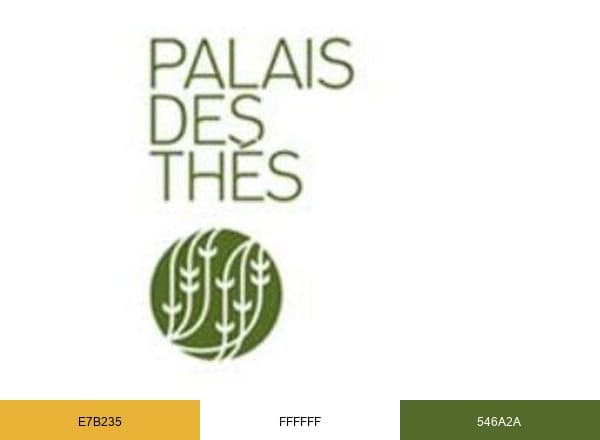 Palais des Thés brand color palette