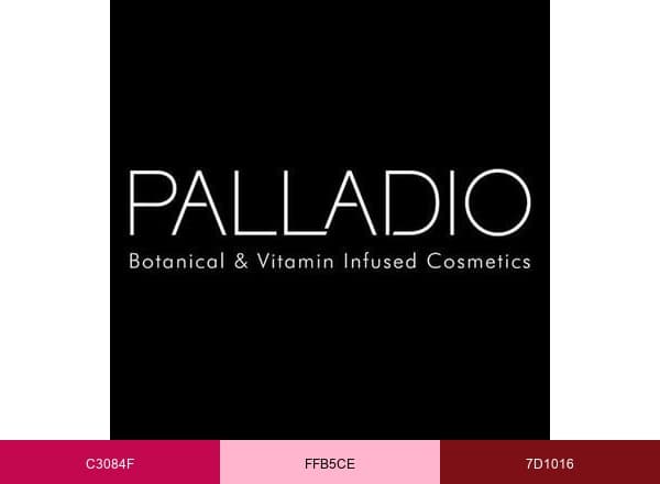 Palladio Beauty brand color palette