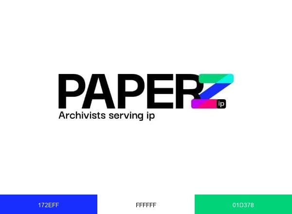PAPERZ IP brand color palette
