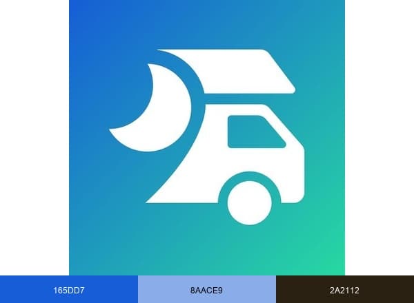 Park4Night brand color palette