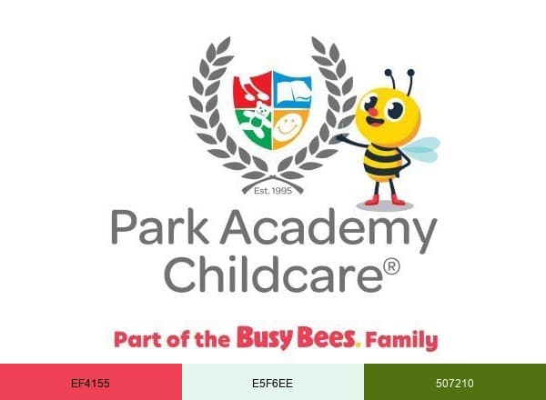 Park Childcare brand color palette