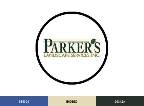 Parker's Landscape Services brand color palette