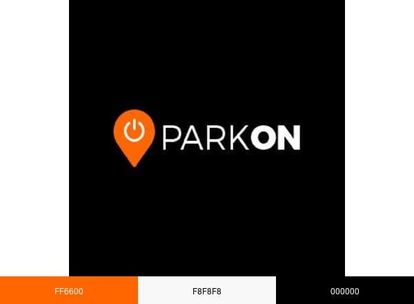 ParkON brand color palette