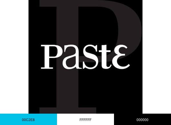 Paste Magazine brand color palette