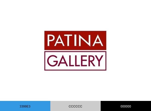 Patina Gallery brand color palette