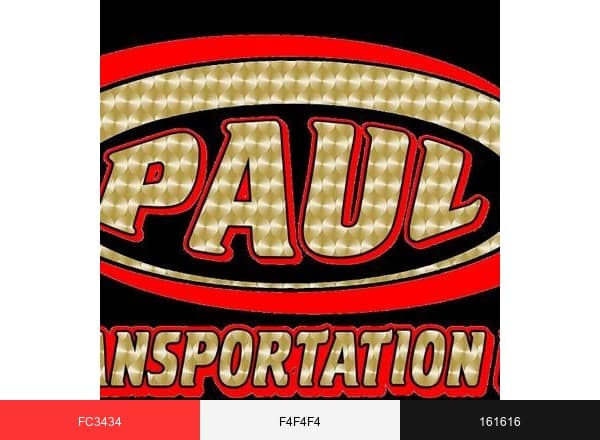 Paul TransportationÂ brand color palette