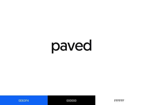 Paved brand color palette