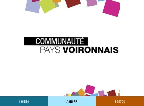 Pays Voironnais brand color palette