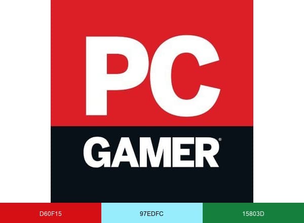 PC Gamer brand color palette