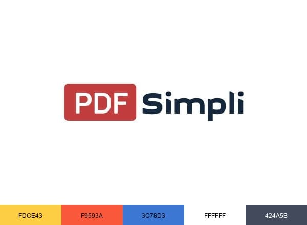 PDFSimpli brand color palette