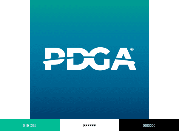 Professional Disc Golf Association brand color palette