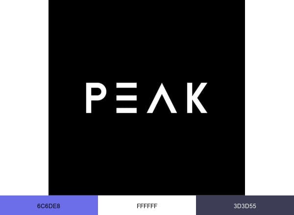 PEAK brand color palette