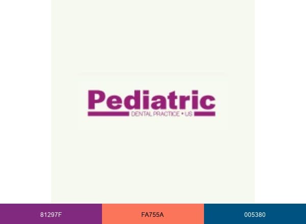 Pediatric Dental Practice US brand color palette