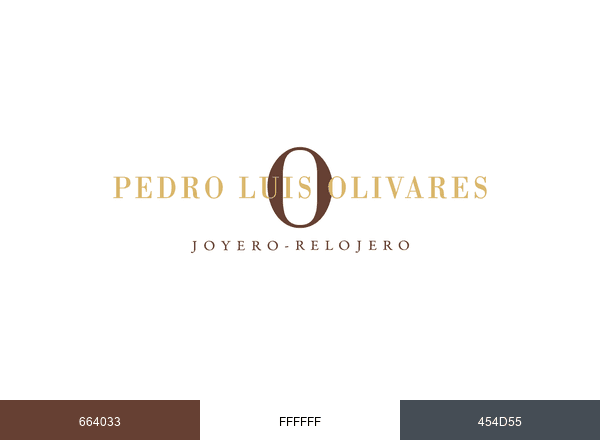 Pedro Luis Olivares Joyero brand color palette