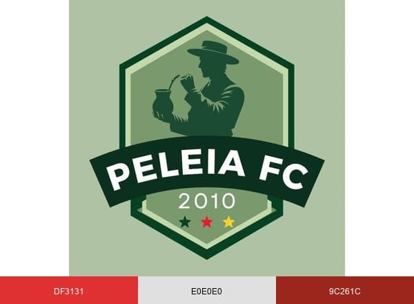 Peleia FC brand color palette