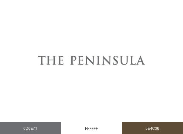 The Peninsula Hotels brand color palette