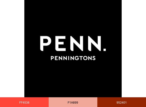 Penningtons brand color palette