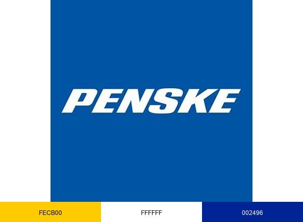 Penske Logistics brand color palette
