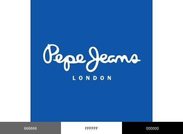 Pepe Jeans London brand color palette