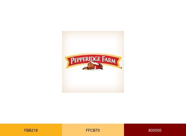 Pepperidge Farm brand color palette