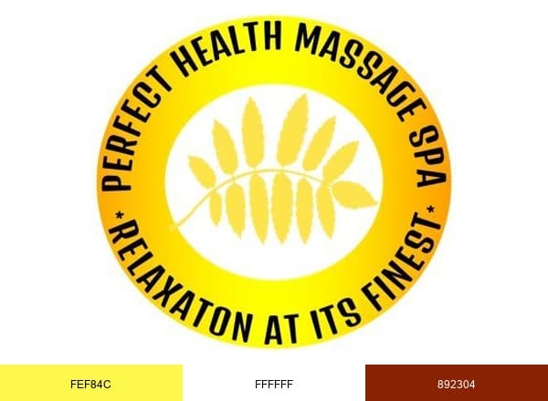 Perfect Health Spa & Massage Center Jumeirah brand color palette