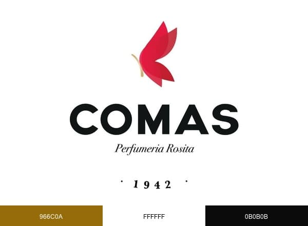 Perfumeria Comas brand color palette