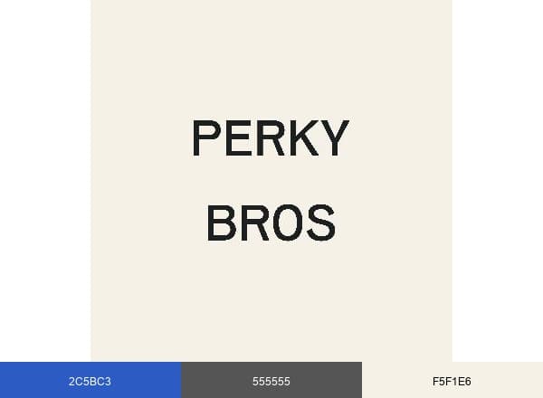 Perky Brothers brand color palette