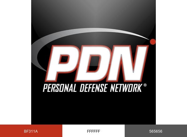 Personal Defense Network brand color palette