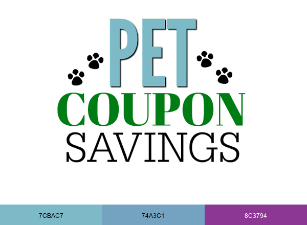 Pet Coupon Savings brand color palette