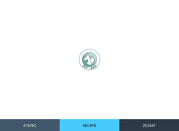 Pet Dog brand color palette