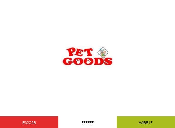 Pet Goods brand color palette
