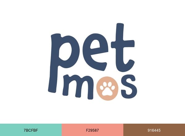 Petmos.com brand color palette