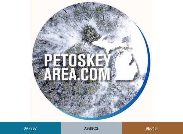 Petoskey Area brand color palette