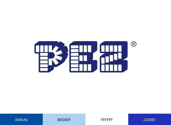 PEZ brand color palette