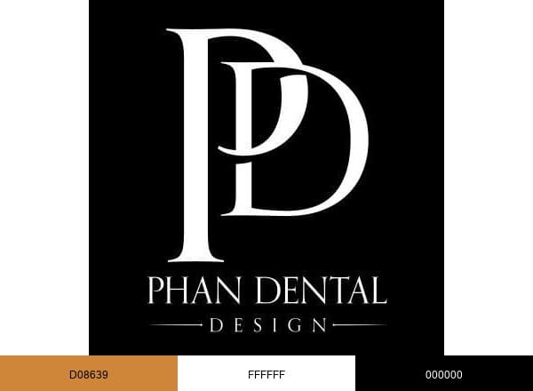 Phan Dental brand color palette