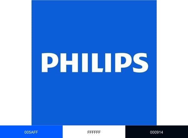 Philips Healthcare brand color palette
