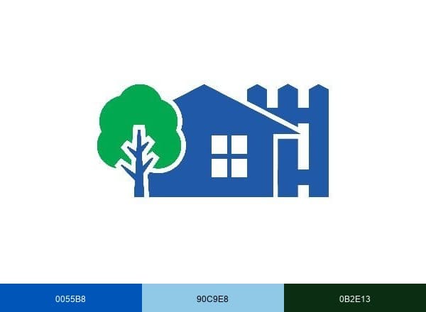 Phillips Outdoor Services brand color palette
