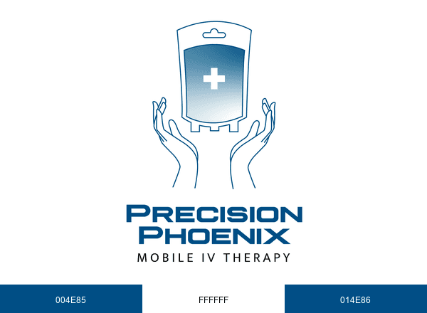 Precision Phoenix Mobile IV Therapy brand color palette