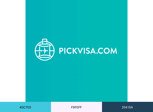 Pickvisa.com brand color palette